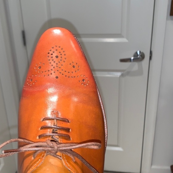 Whole Cut Buffalo Leather Oxford Dress Shoe. - Picture 12 of 13